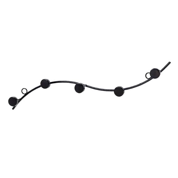 Multipurpose Coat Hook Rack Kitchen Utensil Hooks Nordic Style Iron Wall Mounted Wall Hanging Hook Coat Hat Hanger for Fitting Room Kitchen Style A