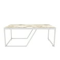 thumbnail image 5 of Wendy Metal Leg Coffee Table - Ephesus White, 5 of 5
