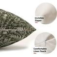 thumbnail image 5 of Olive Green Lumbar Pillow Covers 12x20 Set of 2 Vintage Floral Botanical Print Spring Flower Plant Pattern Rectangle Decorative Throw Pillow Cases Outdoor Farmhouse Decor for Home Sofa Couch Bed, 5 of 6