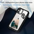 thumbnail image 3 of iPhone 12 Mini Case, [Built-in Screen Protector] Full Body Clear Bumper Phone Case Rugged Shockproof Protective Case Cover for iPhone 12 Mini 5.4-Inch (2020), Black, 3 of 6