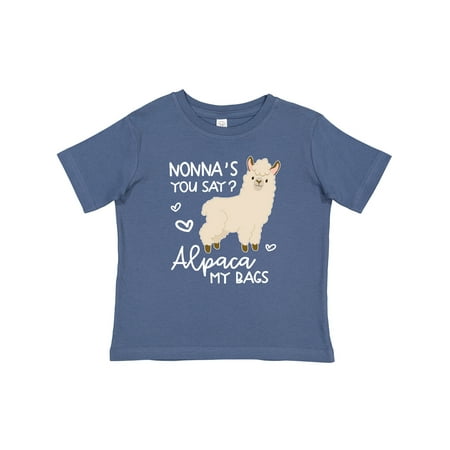 

Inktastic Nonna s You Say Alpaca My Bags Gift Baby Boy or Baby Girl T-Shirt