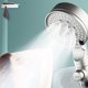 thumbnail image 1 of Ducha Qnjujn - Cabezal de ducha de mano de alta presión - Agua dura de alta presión, 6 modos de rociado, ducha de mano para personas mayores y niños, ideal para el hogar, color gris, 1 of 7