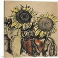 thumbnail image 1 of ARTCANVAS Sunflowers 1895 Canvas Art Print by Georges Lemmen - Size: 18" x 18" (0.75" Deep), 1 of 9