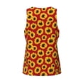 thumbnail image 5 of Easygdp Sunflowers On Red Men's Tank Top, Sleeveless Muscle T Shirts, Breathable, Quick-Dry, Loose for Gym, Running, Fitness - X-Large, 5 of 9