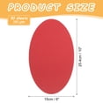 thumbnail image 2 of Uxcell 30 Pcs Card Stock Paper Oval for DIY Crafts Painting Scrapbooking 6 x 10 Inch Bright Red, 2 of 6
