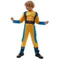 thumbnail image 7 of Wolverine Custom Boys Hero Yellow Bodysuit Halloween Cosplay Spandex Jumpsuit with Mask, 7 of 7