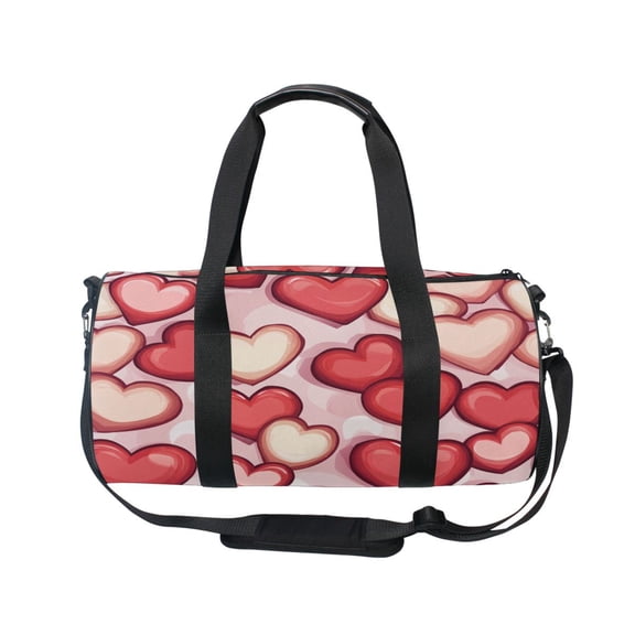 BZSMCE Bucket Sports Bag Creative Heartfelt Delight Pattern Casual Simple Bag
