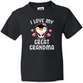 thumbnail image 3 of Inktastic I Love My Great Grandma with Cute Penguin and Hearts Youth T-Shirt, 3 of 5
