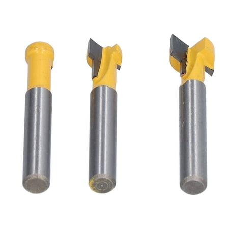 

Keyhole Router Bit T Slot Milling Cutters 3Pcs For Woodworking