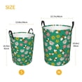 thumbnail image 5 of Fotbe Flying Bees Laundry Basket with Handles, Waterproof Large Laundry Hamper, Wash Bag for Corner Dorm, Rolling Laundry Basket with Handles-Medium, 5 of 8