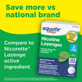 thumbnail image 6 of (2 pack) Equate Nicotine Polacrilex Lozenge 2 mg, Mint Flavor, Stop Smoking Aid, 108 Count, Compare to Nicorette® Lozenge Active Ingredient, 6 of 10