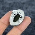 thumbnail image 4 of Silversheen Obsidian Gemstone Handmade 925 Sterling Silver Ring Size 9, 4 of 4