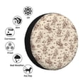 thumbnail image 4 of Honeii Cowboy Sitting On Cow Back Print Tire Covers, Waterproof Anti-UV Sun Snow Rain Tire Covers for Trailers, RV, Camper, SUV, Truck-14 inch, 4 of 6