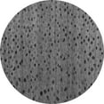 thumbnail image 1 of Ahgly Company Indoor Round Abstract Gray Modern Area Rugs, 4' Round, 1 of 4