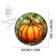thumbnail image 3 of Teissuly Handcrafted Pumpkin Decor Stained Glass Window Hangings,Pumpkin Decoration for Home Garden, Fall Harvest Decor, Thanksgiving or Halloween Decoration Teissuly WER202310160863, 3 of 6