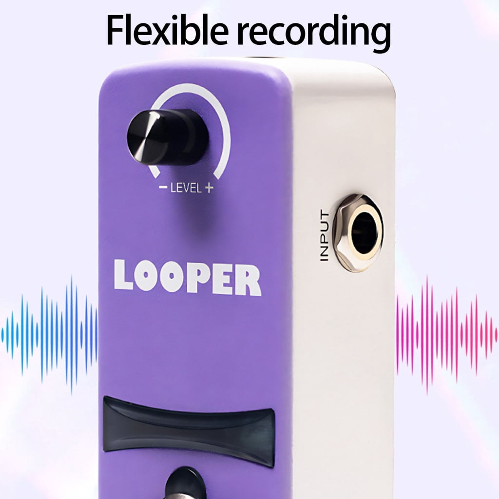 Small Guitar Effect Looper Ideal for Traveling Musicians and Loop Recording