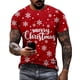 thumbnail image 2 of Camiseta de hombre Feliz Navidad alfabeto Santa 3d impreso manga corta cuello redondo pulóver ropa de hombre de gran tamaño camisetas de dibujos animados, 2 of 4