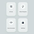 thumbnail image 3 of Scanner de Code à Barres de Bureau 2D, Détection Automatique USB Scanner Mains Libres Plug And Play Longueur de Câble de 4,4 Pieds pour la Bibliothèque, 3 of 8