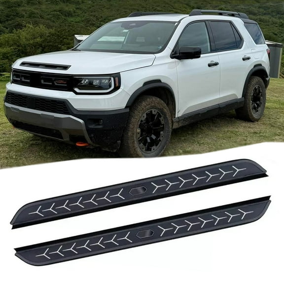 2PCS Fixed Running Boards Fits for Honda Passport 2025 2026 Side Step Pedals with Brackets