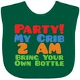 thumbnail image 3 of Inktastic Party at My Crib Boys or Girls Baby Bib, 3 of 4