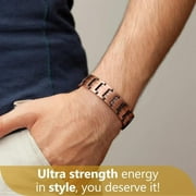 Magnetic Copper Bracelet for Men, 99.99% Pure Copper Bracelet with Magnets, 8.6 Wristband Jewerly Gift