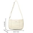 thumbnail image 3 of Bolso elegante para mujer, bolso acolchado ligero, bolso Hobo para viaje, trabajo, compras, 3 of 3