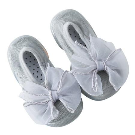 

Toddler Baby Girls Kids Rabbit Soft Sole Rubber Shoes Socks Slipper Stocking