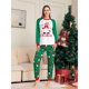 thumbnail image 3 of Conjunto de pijamas navideños familiares a juego con estampado de cuadros rojos para madre, hija, padre e hijo, ropa de dormir para Año Nuevo, 3 of 5