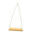 thumbnail image 2 of Soporte de chimen gong stand de madera solo soporte de viento de madera de madera multipropósito multipropósito para salón de té, dormitorio, mesa de, 2 of 9