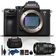 Sony Alpha a7R III Full-Frame Mirrorless Digital Camera with 90mm Prime Lens Essential Kit for Advanced Photography (International Model)