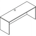 thumbnail image 4 of Lorell Weathered Charcoal Laminate Desking 72" x 24" x 29.5" , 1" Top - Material: Polyvinyl Chloride (PVC) Edge - Finish: Laminate Top, Weathered Charcoal Top, 4 of 10