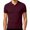 Wine, variant on Wrtxtat Golf Shirt for Men Ribbed Knit Lapel Button Short Sleeve T Shirts Lightweight Casual Business Comfy Slim Fitted Pullover Tops Navy L