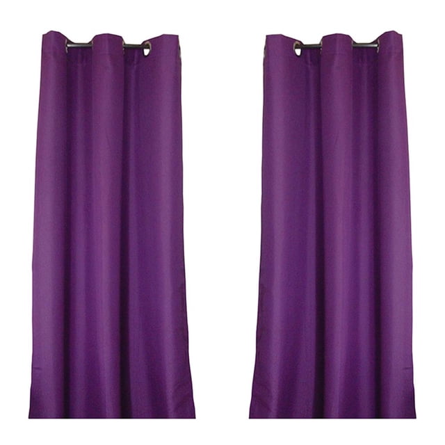 Cortina Deco 135 x 220 cm Room Darkening Morado Crackr