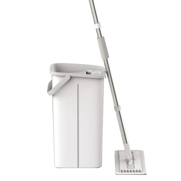 Youpin QUANGE Spin Mop Set Lazy Spray Mops Wooden Floor Ceramic Tile Automatic Flat Squeeze Mop Floor Cleaner For Home Cleaning Tool Household With Bucket