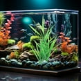 thumbnail image 1 of Phenofice 1Pcs Fake Plants Fish Plant Aquarium Green Plastic Natural Simulation Grass-like, 1 of 8