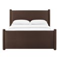 thumbnail image 2 of Pemberly Row Contemporary Queen Platform Bed in Chocolate Brown, 2 of 9