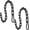 Black-2pcs (Dia-5mm), variant on 23.6" Gym Fitness Cable Extension Chain, 304 Stainless Steel Cable Machine Extension Accessory, Workout Chain for Home Gym Replacement, Weight Lifting, Triceps Exercise