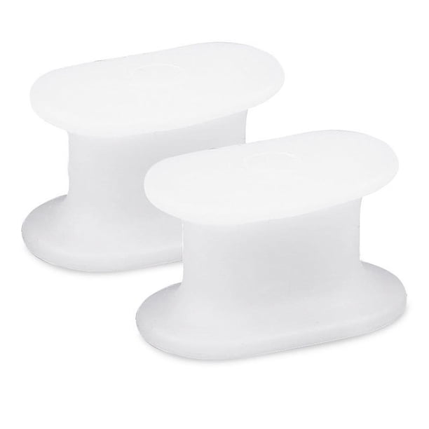 Kuymtek 1 Par 2 Uds Separador Dedos Los Pies Hueso Pulgar Órtesis Hallux Valgus Corrector (A)