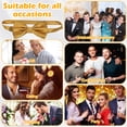 thumbnail image 3 of Sonducket Destaca en bodas Conjunto de pajarita y pañuelo preatados para boda para hombre Pajarita para hombre con bolsillo Accesorios de disfraces XGZ-16 Oro amarillo, 3 of 6