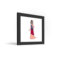 thumbnail image 3 of Gallery Pops Disney Mulan - Mulan Hanfu Dress Wall Art, Black Framed Version, 12" x 12", 3 of 5