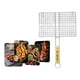 thumbnail image 5 of de Parrilla Portátil para , Herramienta para , Trabajo para Filetes de Verduras, Carne, Camarones, Chuletas, Hecha de material acero Los 45x30cm shamjiam canasta de parrilla de alambre de hierro, 5 of 8
