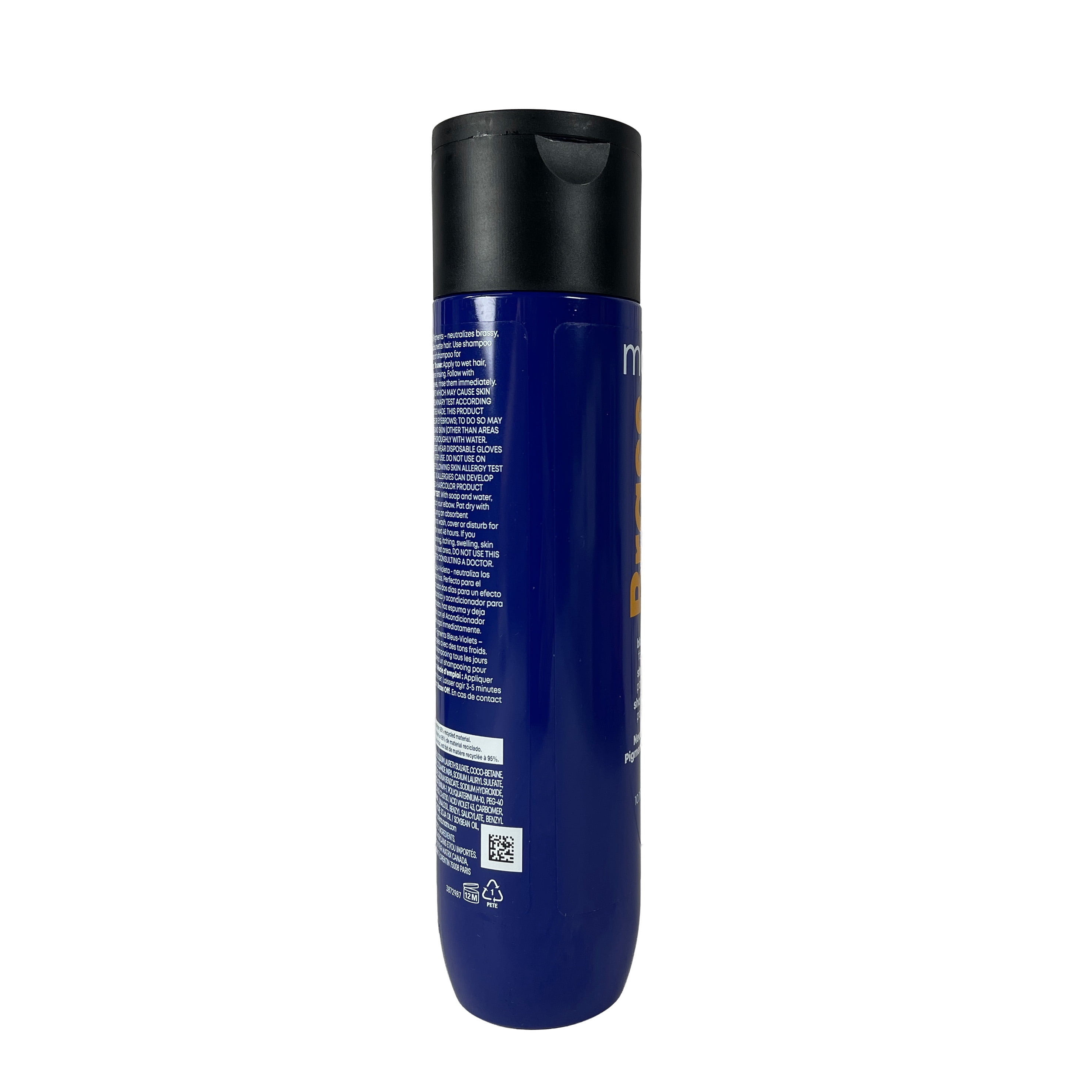 Matrix Brass Off Blue Toning Shampoo 10.1 oz / 300ml – Anti-Brass Color Refresh for Brunettes & Highlights