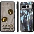 thumbnail image 2 of Camouflage Leather Case Compatible Google Pixel 7 Pro/ Pixel 7 Ultra Slim Shockproof Fall Protection, 2 of 3