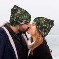 thumbnail image 5 of Picia Mallard Ducks And Water Pattern Knitted Beanie Hat for Men and Women , Unisex Winter Warm Stretchy Knit Cap Thick Fisherman Beanies Cuffed Plain Skull Caps, 5 of 6