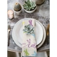 thumbnail image 2 of Bunny Easter Cloth Napkins Set of 8 Reusable Dinner Napkins, Spring Rabbits Vintage Rustic Cocktail Napkin Washable Table Napkins for Wedding/Holiday Party/Baby Shower 20"x20", 2 of 7