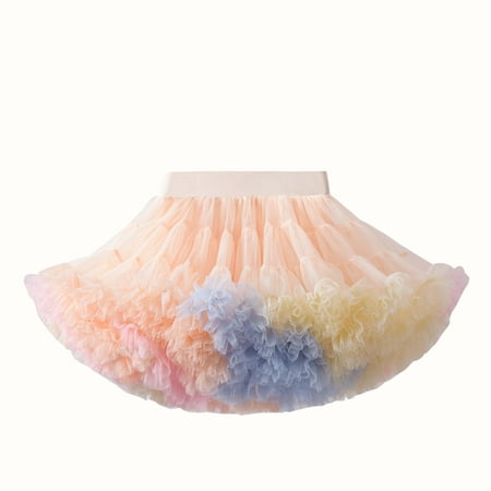 

Toddler Children Spring Summer Every Little Girl Need To Have A Princess Lolita Fancy Color Party Fluffy Tutu Skirts Wedding Dress Princess Dress Toddler Pleated Skirt