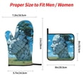 thumbnail image 2 of Daiia Cracked Earth Head Tree Pattern Oven Mitts and Pot Holders 4 pcs Set,High Heat Resistant 500 Degree Extra Thicken Long Kitchen Cotton Oven Glove, 2 of 6