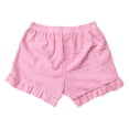 thumbnail image 7 of KHONTS Women's Summer Pajama Boxer Shorts Ruffle Spring Sleepwear Textured Casual Beach Pj Bottoms Red S, 7 of 7