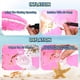 thumbnail image 3 of 2 Uds. Pelotas de Playa Inflables de 16 Pulgadas, Bolas de Piscina de Confeti Dorado para Piscina para Adultos, Fiesta de Cumpleaños de Verano, Rosa, 3 of 6