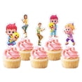 thumbnail image 6 of 32 PCS For Song Enlightenment Cartoon Themed Birthday Party Decorations Set – Includes Banner, Cake Topper, 18 Balloons, 12 Cupcake Toppers and Party Supplies, 6 of 7